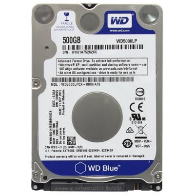     2.5" 500GB WD (WD5000LPZX) -  1