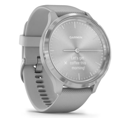 - Garmin vivomove 3, S/E EU, Silver, Powder Gray, Silicone (010-02239-20) -  3