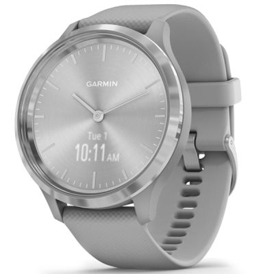 - Garmin vivomove 3, S/E EU, Silver, Powder Gray, Silicone (010-02239-20) -  1