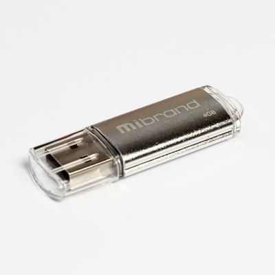 USB Flash Drive 4Gb Mibrand Cougar Silver (MI2.0/CU4P1S) -  1