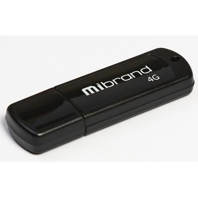 USB   Mibrand 4GB Grizzly Black USB 2.0 (MI2.0/GR4P3B) -  1