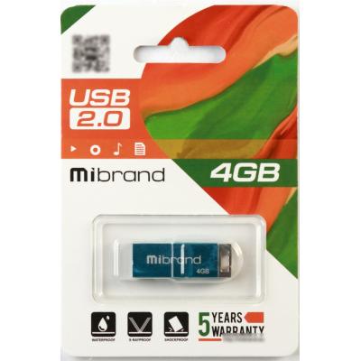 USB Flash Drive 4Gb Mibrand hameleon Light Blue (MI2.0/CH4U6LU) -  2