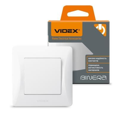  , Videx Binera, White, IP20, 86 x 86  (VF-BNSW1-W) -  4