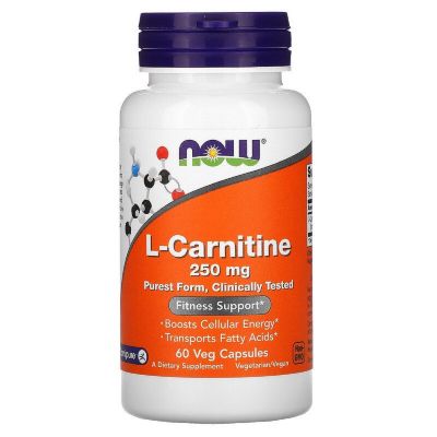  Now Foods L-, 250 , L-Carnitine, 60   (NF0062) -  1