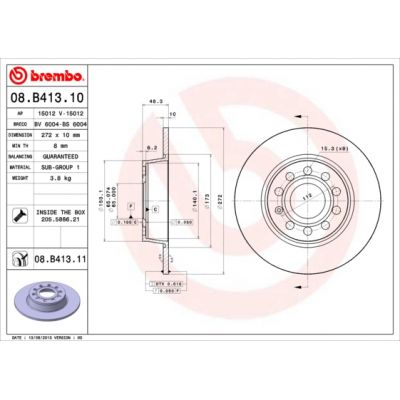   Brembo 08.B413.11 -  1