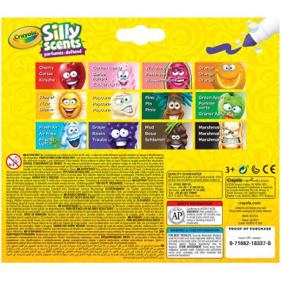  Crayola  Silly Scents Washable     12  (256352.012) -  5