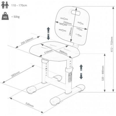   FunDesk SST2 Grey (515969) -  8