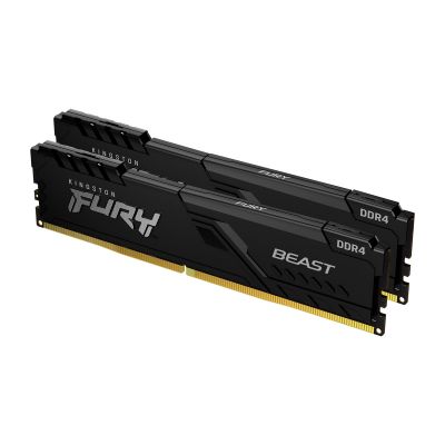 Kingston '  DDR4 16GB KIT (8GBx2) 2666 FURY Beast KF426C16BBK2/16 -  1