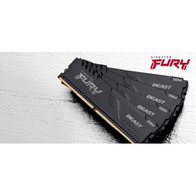  '  ' DDR4 16GB (2x8GB) 3200 MHz Fury Beast Black Kingston Fury (ex.HyperX) (KF432C16BBK2/16) -  7