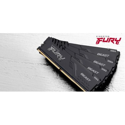  '  ' DDR4 4GB 2666 MHz Fury Beast Black Kingston Fury (ex.HyperX) (KF426C16BB/4) -  5