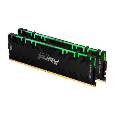  '  ' DDR4 16GB 3200 MHz Fury Renegade RGB Kingston Fury (ex.HyperX) (KF432C16RBAK2/16) -  1