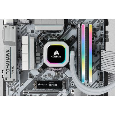     DDR4 16GB (2x8GGB) 3600 MHz Vengeance RGB Pro SL White Corsair (CMH16GX4M2D3600C18W) -  6