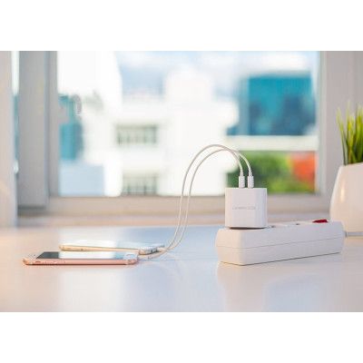   Ugreen CD104 2xUSB 3.4A Charger (White) (20384) -  11