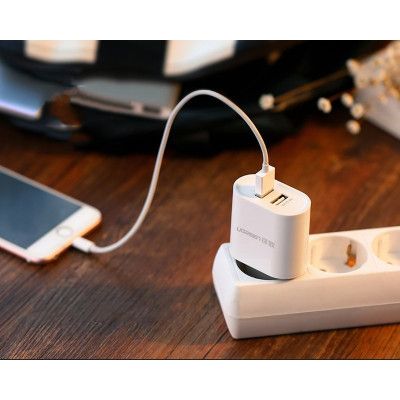   Ugreen CD104 2xUSB 3.4A Charger (White) (20384) -  8