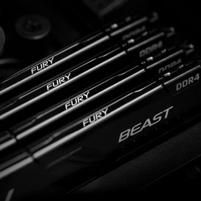     DDR4 32GB (2x16GB) 2666 MHz FURY Beast Black HyperX (Kingston Fury) (KF426C16BBK2/32) -  8