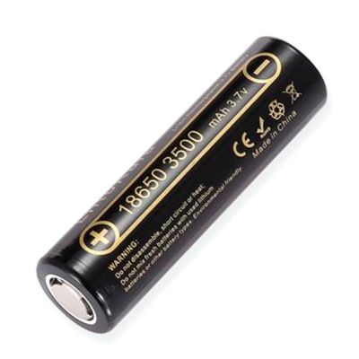  18650 3500mah Li-Ion, (3550-3650mah), 3.7V (2.75-4.2V), Blac Liitokala (Lii-35A) -  1