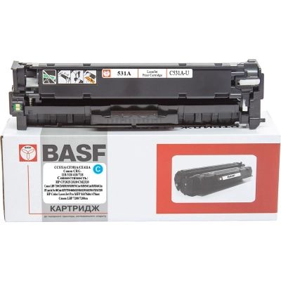  BASF HP CC531A/CF381A/CE411A, Canon 118/318/418/718 Cyan (BASF-KT-CC531A-U) -  1