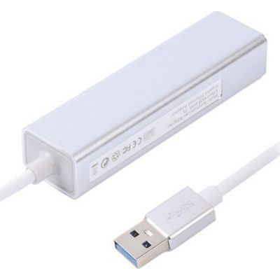  Maxxter, Grey, USB 3.0 - 3*USB 3.0 (F) / RJ-45(F) Gigabit Etherne 1000 Mbps,  (NEAH-3P-01) -  2