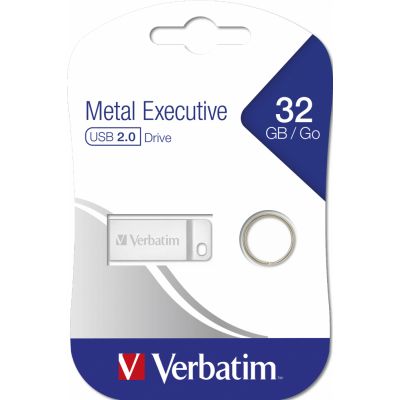 USB   Verbatim 32GB Metal Executive Silver USB 2.0 (98749) -  4