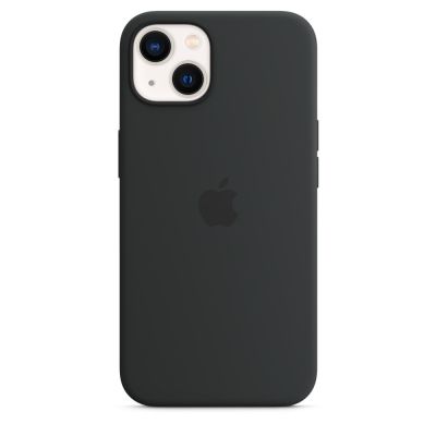   .  Apple iPhone 13 Silicone Case with MagSafe Midnight, Model A2706 (MM2A3ZE/A) -  1