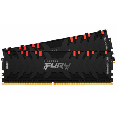     DDR4 16GB (2x8GB) 4266 MHz Renegade RGB Black Kingston Fury (ex.HyperX) (KF442C19RBAK2/16) -  2