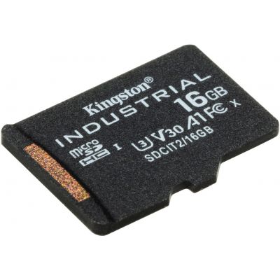  '  `i MicroSDHC 16GB UHS-I/U3 Class 10 Kingston Industrial (SDCIT2/16GBSP) -  2