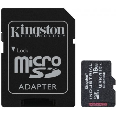   Kingston 16GB microSDHC class 10 UHS-I V30 A1 (SDCIT2/16GB) -  1