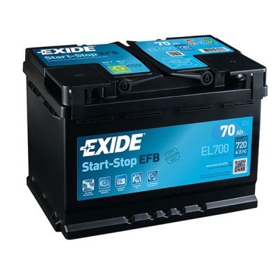   EXIDE 70Ah (-/+) (EL700) -  1