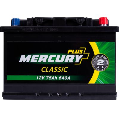   MERCURY battery CLASSIC Plus 75Ah (P47296) -  2