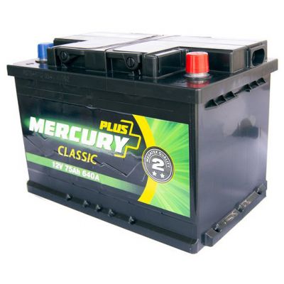   MERCURY battery CLASSIC Plus 75Ah (P47296) -  3