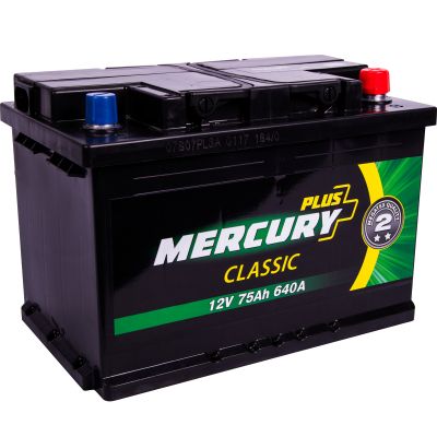   MERCURY battery CLASSIC Plus 75Ah (P47296) -  1