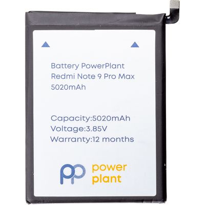     PowerPlant Xiaomi Redmi Note 9 Pro Max (BN52) 5020mAh (SM220373) -  1