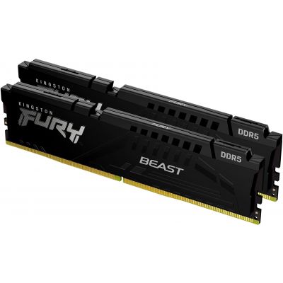     DDR5 32GB (2x16GB) 5200 MHz Beast Black Kingston Fury (ex.HyperX) (KF552C40BBK2-32) -  2