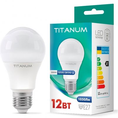  TITANUM A60 12W E27 3000K (TLA6012273) -  1