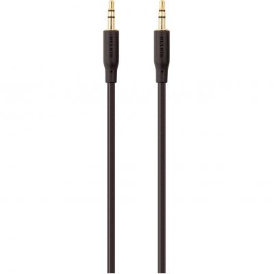   jack 3.5mm - M/M, portable, 2m, black/gold Belkin (F3Y117BT2M) -  1