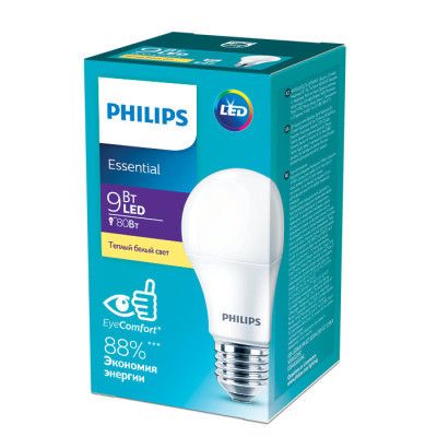  Philips ESS LEDBulb 9W 900lm E27 830 1CT / 12 RCA (929002299287) -  2