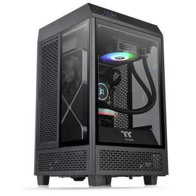  ThermalTake The Tower 100 Black Window (CA-1R3-00S1WN-00) -  1