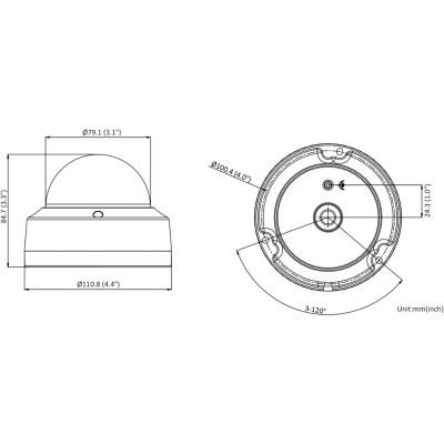   Hikvision DS-2CD2183G2-IS (2.8) -  3