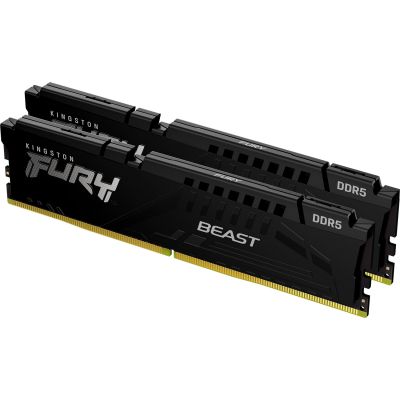     DDR5 32GB (2x16GB) 6000 MHz Beast Black Kingston Fury (ex.HyperX) (KF560C40BBK2-32) -  1