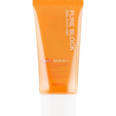    A'pieu Pure Block Natural Daily Sun Cream SPF45/Pa+++ 50  (8809581450615) -  1