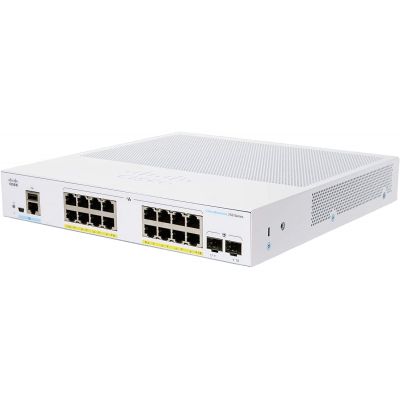  Cisco CBS250 Smart 16-port GE, PoE, 2x1G SFP CBS250-16P-2G-EU -  1