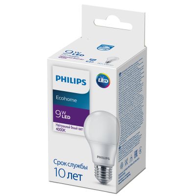  Philips Ecohome LED Bulb 9W 720lm E27 840 RCA (929002299017) -  2