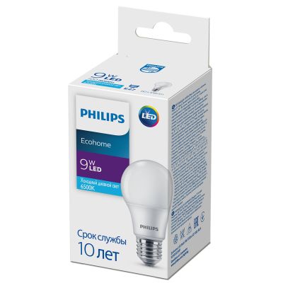  Philips Ecohome LED Bulb 9W 720lm E27 865 RCA (929002299117) -  2