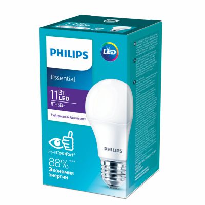  Philips ESS LEDBulb 11W 1250lm E27 840 1CT/12RCA (929002299787) -  2