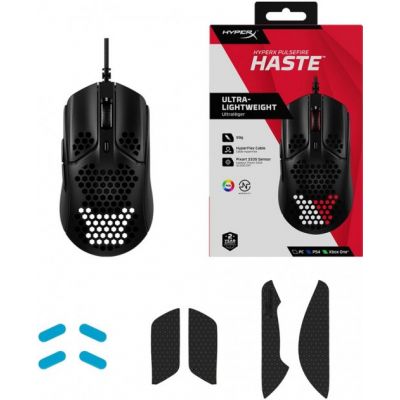  HyperX Pulsefire Haste Black (4P5P9AA) -  10