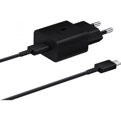   Samsung 15W Power Adapter (w C to C Cable) Black (EP-T1510XBEGRU) -  2