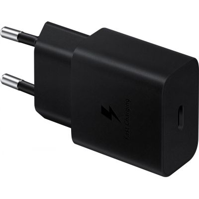   Samsung 15W Power Adapter (w C to C Cable) Black (EP-T1510XBEGRU) -  3