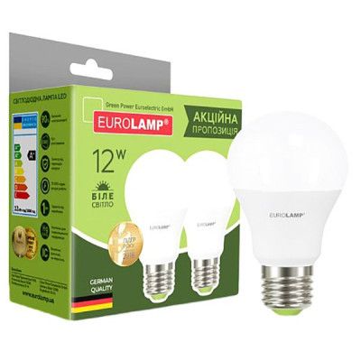  Eurolamp LED A60 12W E27 4000K 220V (MLP-LED-A60-12274(E)) -  2