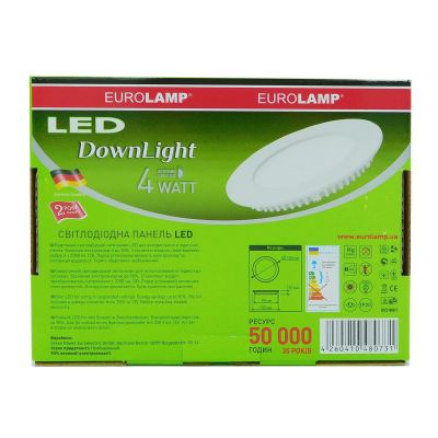  Eurolamp Downlight 4W 4000K (LED-DLR-4/4) -  3