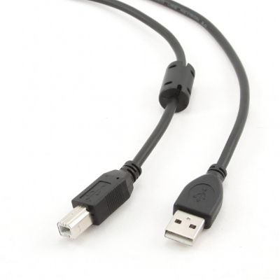    USB 2.0 AM/BM 1.5m ferrite Cablexpert (CCFB-USB2-AMBM-1.5M) -  1